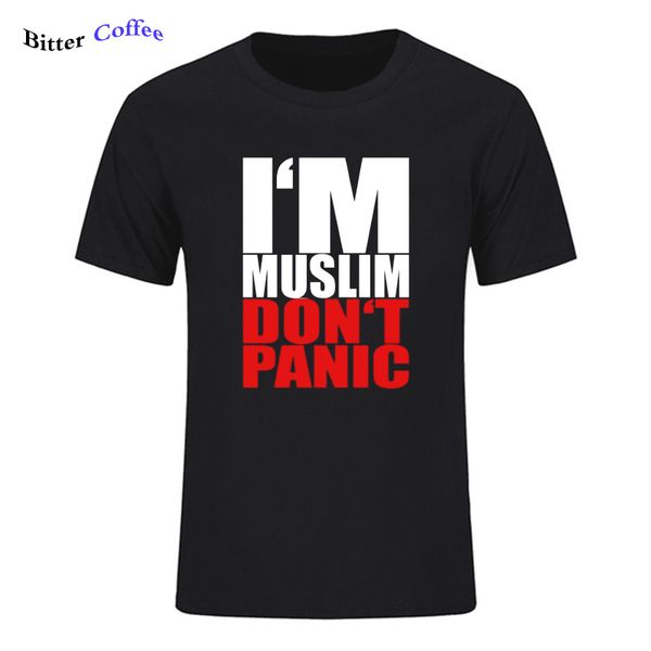 

new brand mens t shirt i am muslim do not panic islam moslem printing summer t-shirt plus size xs-3xl sport hooded sweatshirt hoodie