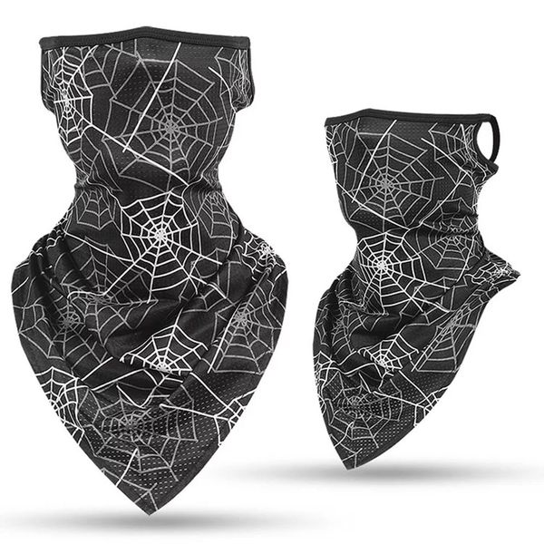 

bandana face sports new triangle pendant ice silk mask tube scarf neck leggings cover fishing headband running