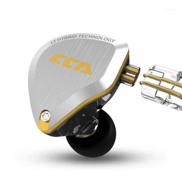 

headsets 2021 cca c12 5ba+1dd 12 unit hybrid in-ear hifi bass monitor earphone for kz zs10 zsn pro as10 c10 c16 c101
