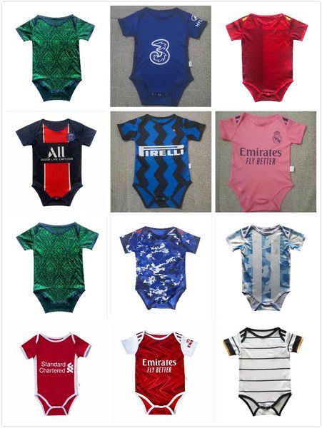

baby mbappe soccer jersey man utd 202021 bambin 6-18 месяцев ball minal bodysuit 20 21 ползучая одежда futbol, Black;yellow