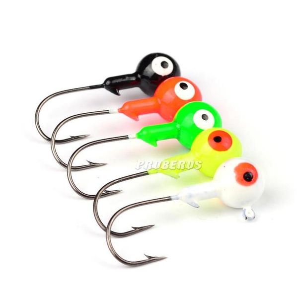 

high quanlity jigs lead head fishing hook 1g/3.5g/5g/7.0g/10g soft grub worms bait fish hooks