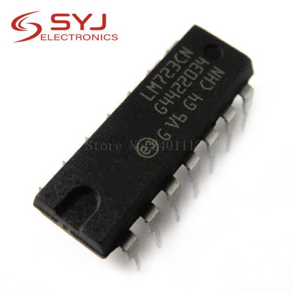 

10pcs / lot lm723cn lm723 dip adj. voltage regulator ic 2-37v 150ma new original in stock
