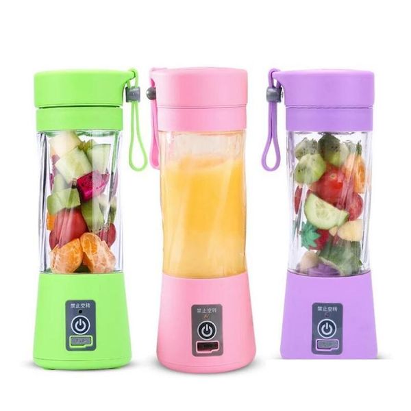 

personal blender with travel cup usb portable electric juicer blender rechargeable juicer bottle fruit vegetable tools 3377 kgmwh