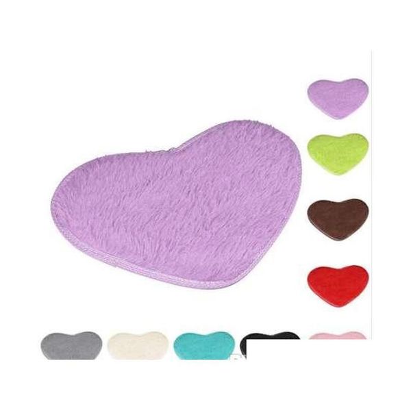 

bath mats bathroom rugs 40*28cm non-slip bath mats kitchen bathroom home decor heart shape c7kam