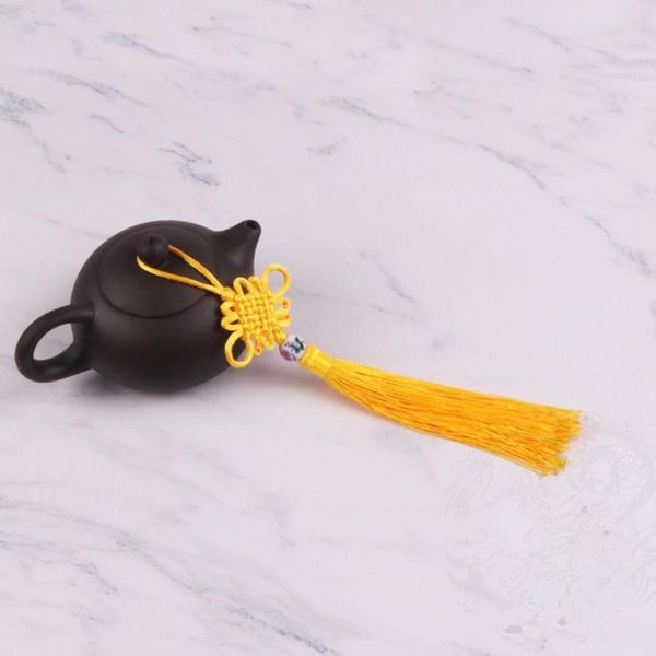 

10pcs multicolor chinese knots porcelain beads tassels diy jewelry curtain garments decorative accessories pendant craft tassels h sqcvuk