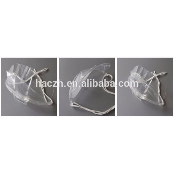 

food service restaurant l plastic sanitary transparent face mask