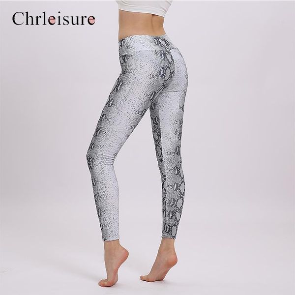 

high waist elastic leggins mujer snake printing fitness leggings female breathable gym slim skinny legins c1019, Gray