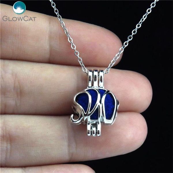 

k47 женщины серебро индус слон диффузор медальон ожерелье ароматерапия стали 16" аромат эфирное масло диффузор locket sqcndh homes2007, Black