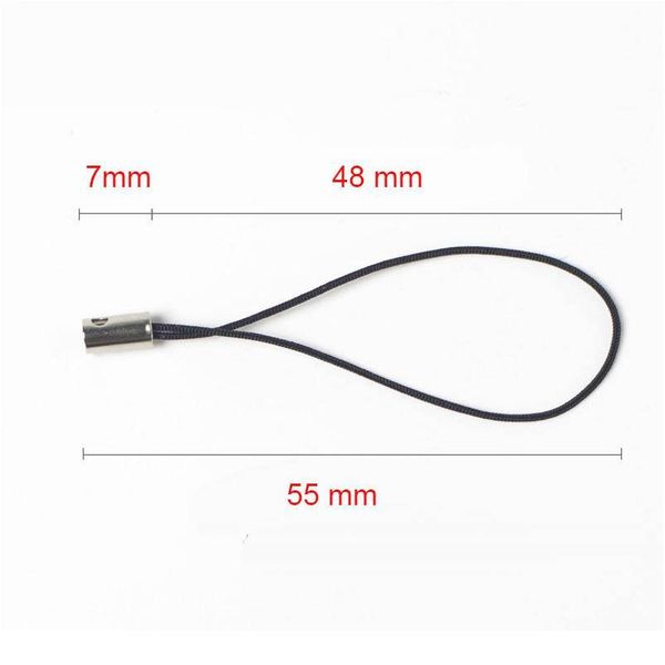 

30pcs/lot thread cord key ring diy bags toys phone rope hanger clips key holder keychain keyfob ropes diy toys acc jllodx, Slivery;golden