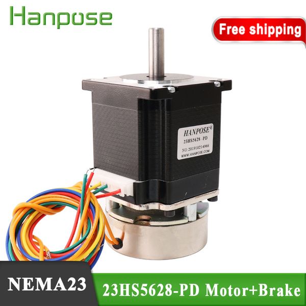 

57 two-phase stepping motor high torque high precision 2.8a 126n.cm 23hs5628-pd adaptive stepping driver controller with brake