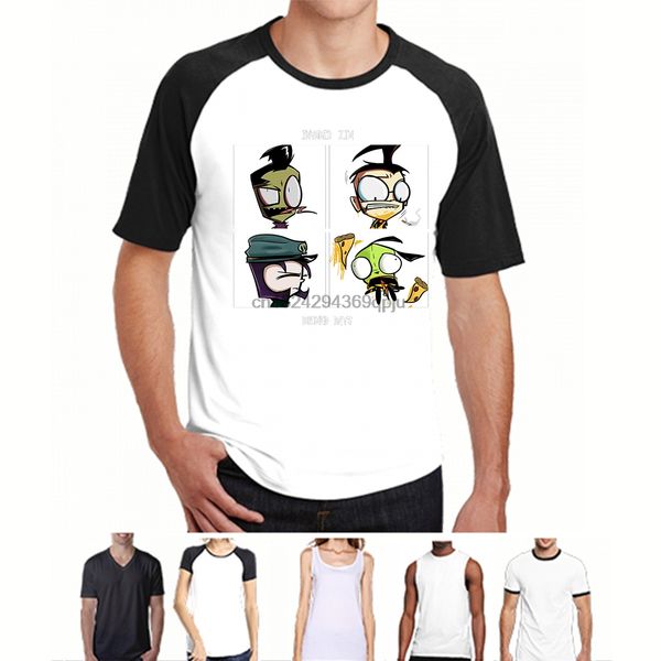 

funny t shirts men's invader zim doomed days t-shirt black cotton oneck cotton tee shirts sport hooded sweatshirt hoodie