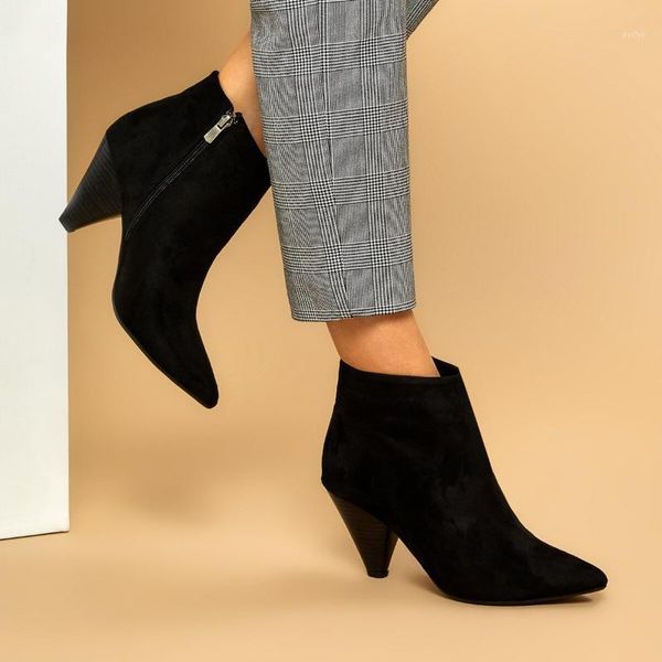 

boots flo 19k-411 black women butigo1