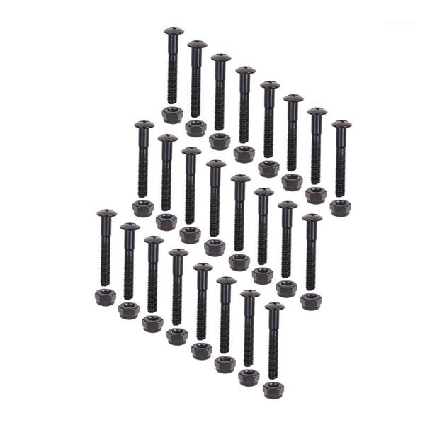 

skateboarding elos-24 pcs longboard skateboards cruiser hardware screws mounting bolts set (1.22inch)1