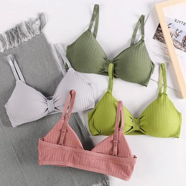 

2pcs lot french triangle cup no rims bra deep v underwear women's thin bra (suitable for weight 40-65kg)1, Red;black