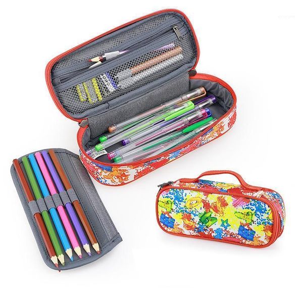 

pencil cases office for school supplies 2021 kawaii large cosmetic bag pencilcases for boys girls pencil box stationery store1