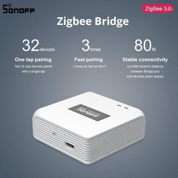 

smart automation modules sonoff zbbridge zigbee bridge 3.0 app wireless remote controller home works with alexa google home1