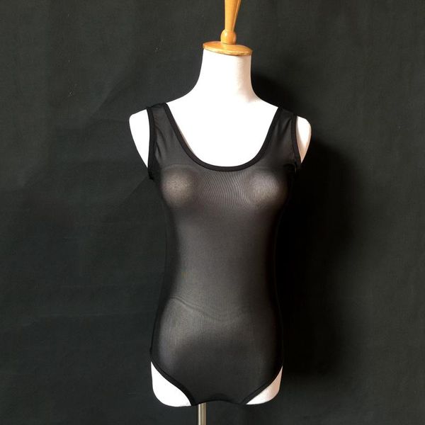 

erotic lingerie mesh bodysuit sleeveless american clothing pole dance underwear singer performance stage wear db2447, Black;red