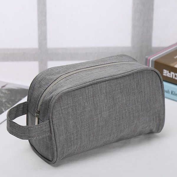 

brand women men small waterproof makeup bag travel beauty cosmetic bag canvas organizer case necessaries make up toiletry1