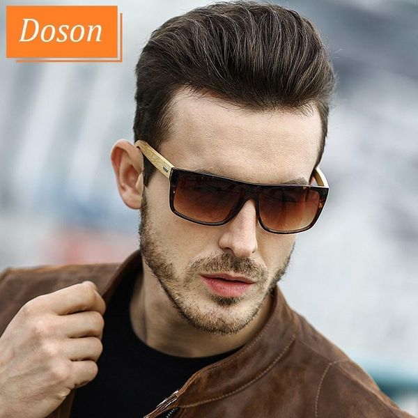 

rectangle vintage bamboo sunglasses men women gradent lens driving sun glasses retro wood mirror shades male uv400, White;black