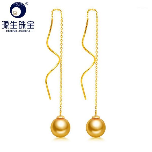 

[ys] trendy style earring 7-7.5mm japanese akoya pearl drop earrings1, Silver