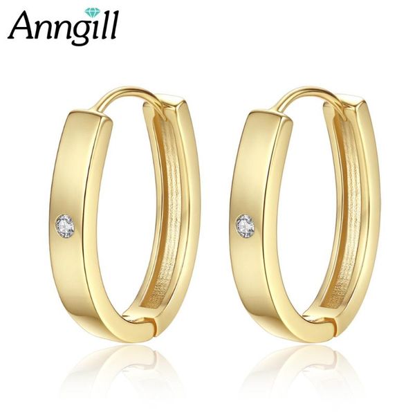 

2021 popular earrings with zircon circle earrings simple big circle gold color hoop for women, Golden;silver