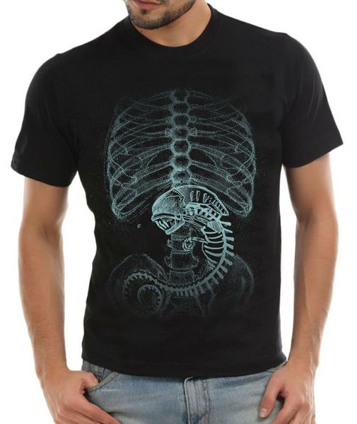 

aliens x ray movie film fan alien prometheus horror movie tee hoodie designers t shirts sweatshirt