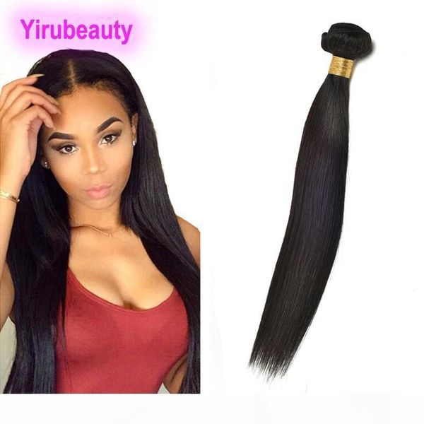 

brazilian virgin human hair peruvian indian malaysian straight hair 1 piece lot hair extensions one bundle double wefts, Black;brown