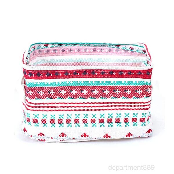 

a-foldable desk sundries underwear toy storage box cosmetic book organizer stationery container laundry basket owf1249