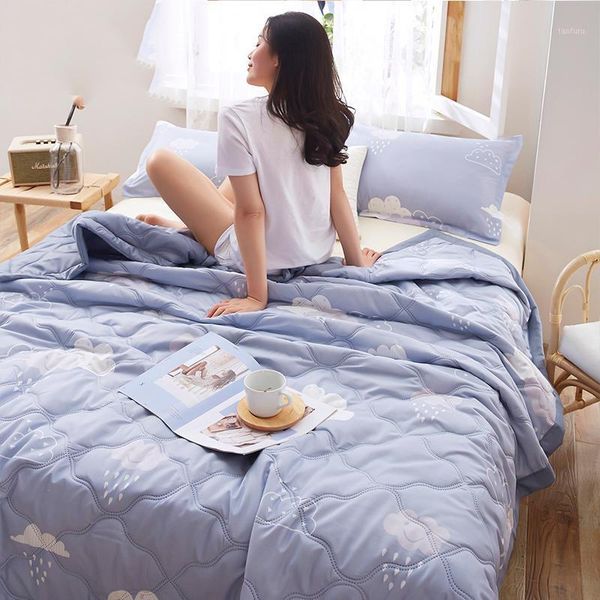 

air conditioning quilt cool quilt core summer thin summer spring and autumn washed cotton double machine wash 1.5m 1.8m1
