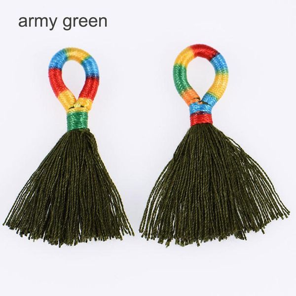 

5pcs mini cotton tassel fringe pendant diy hanging ring small tassel trim jewelry making garments curtains sewing accessories h jllpht