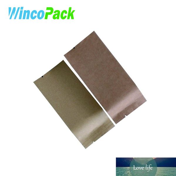 WincoPack alumínio alinhado alinhado revestido multi dimensão kraft papel de embalagem de chá