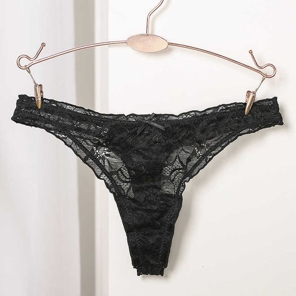 

panties woman lace thong g-string briefs lingerie low waist women's pantiest-back female underwear, Black;pink