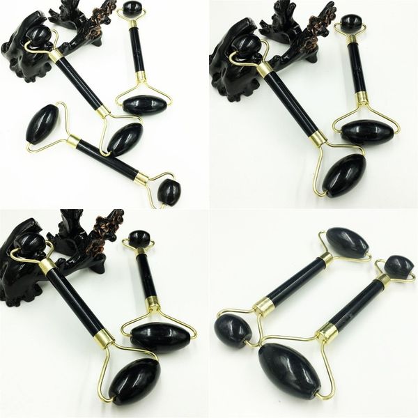 

double head massage roller natural stone jade body massages stick tools portable healthcare supplies 3 5sb e1