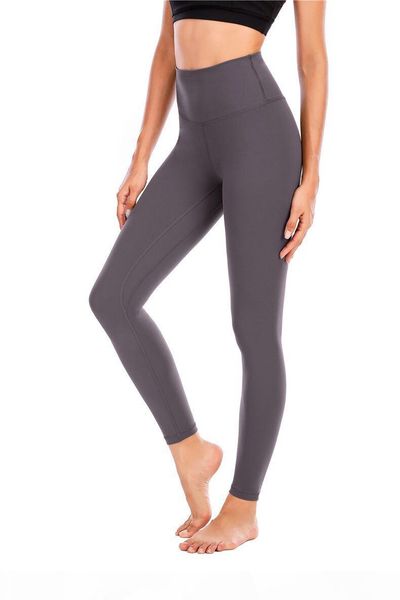 

l-leggings women yoga outfits ladies sports align leggings ladies pants exercise & fitness wear girls running leggings, Black