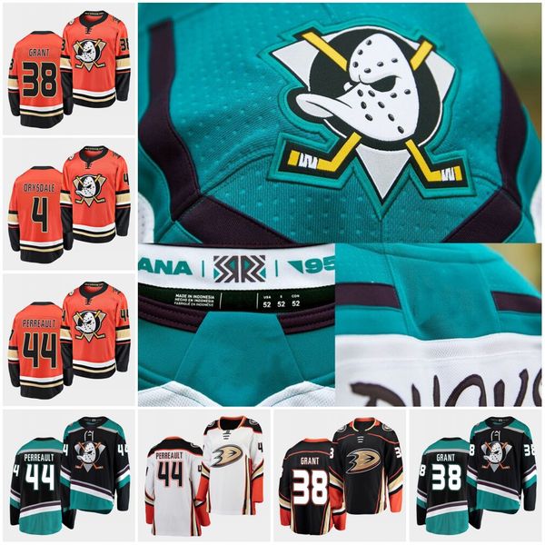 

youth anaheim ducks 2021 fourth reverse retro ryan getzlaf hampus lindholm 95 lettieri 44 perreault 67 rakell rickard jersey, Black