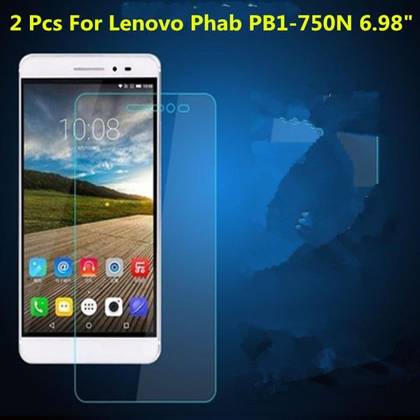 

tablet pc screen protectors 2 pieces 9h protector for lenovo phab pb1-750n 6.98" tempered protective film glass