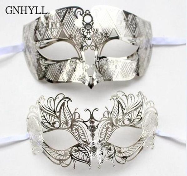 

gnhyll metal filigree rhinestone venetian masquerade couple mask pair ball event wedding party mask lot sqceox homes2007