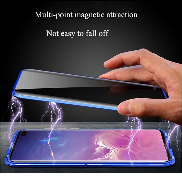 

360 full protection magnetic double-sided glass case for samsung note a51 a71 s9 s8 s10 a70 a50 10 9 wmthng
