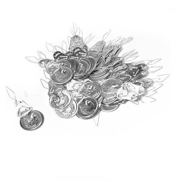 

50pcs or 100pcs bow wire needle threader stitch insertion machine hand sewing thread leading tool appr.41*17*0.4mm1, Black