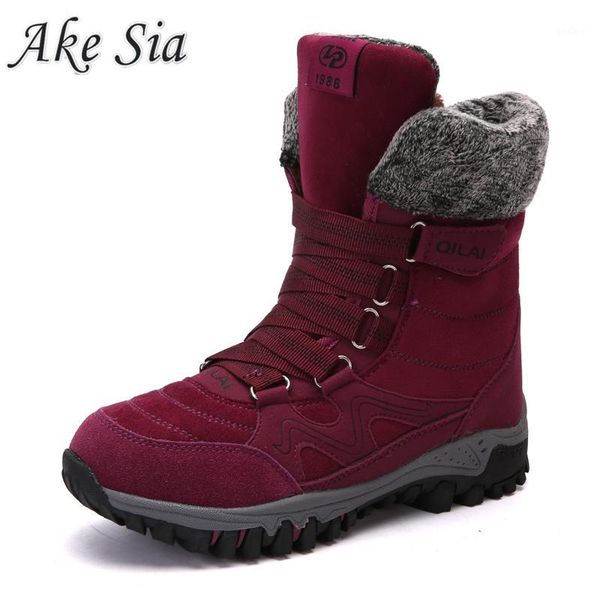 

fashion platform ankle boots shoes woman cow suede equestrian winter thick sole lace-up women shoes waterproof boot1, Black