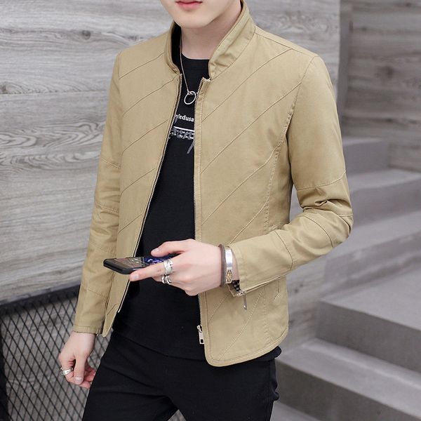 

2021 bomber men's jackets thin spring casual fall outward man's baseball jacket fy672 clothes 1zlc, Black;brown