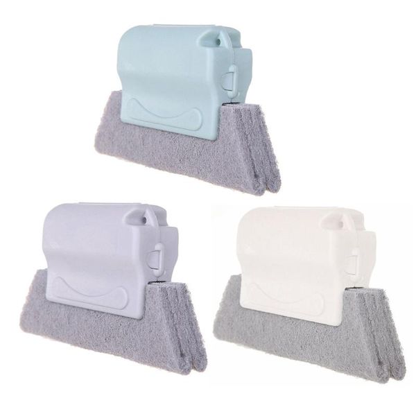 

party favor 60#window frame door groove cleaning brush kitchen decontamination brosse toilette do okien magic silicone myjka