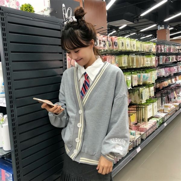 

qc9ra корейского пальто женщин осень зима hong kong вкус моды корейский loosestyle свитер свитер fmec2 кардиган ины новый ленивый, Black