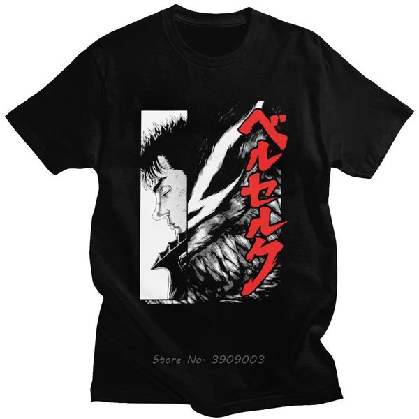 

fashion mens anime aku berserk short sleeves ga guts gatsu griffith tees harajuku streetwear hooded sweatshirt hoodie men t shirt