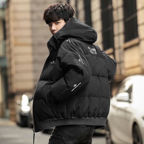 

u2yd dropshipping new slim nz24 mens jacket coat turn down designed jaqueta black army green gray england style collar 2018 down ja