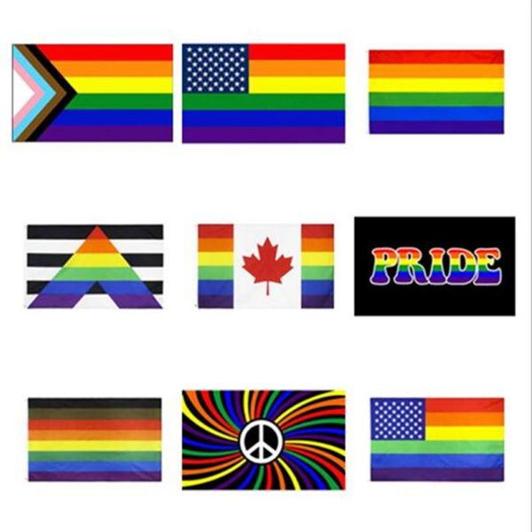 

us stock new direct factory wholesale 3x5fts 90x150cm philadelphia phily straight ally progress lgbt rainbow gay pride flag dhl shippin
