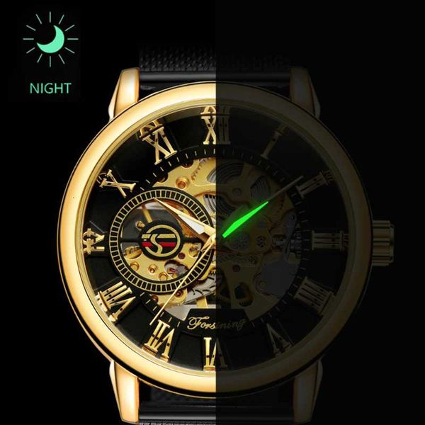 

automatic 2020 mechanical luxury male steel watches forsinig mens fashion design wristwatch relogio masculino oonob, Slivery;brown