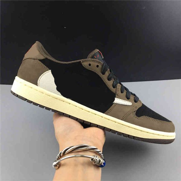 

basketball shoes 1 low og high fragment design military blue dark mocha sports shoes fashion men women running trainers sneakers{category}