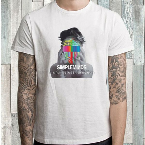 

simple minds walk between worlds album mens white t-shirt size s m l xl 2xl 3xl sport hooded sweatshirt hoodie