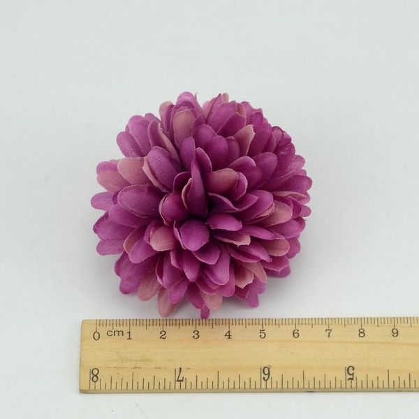 

5pcs 7cm chrysanthemum artificial silk flower head for home wedding party decoration scrapbooking diy hydrangea flow bbyula
